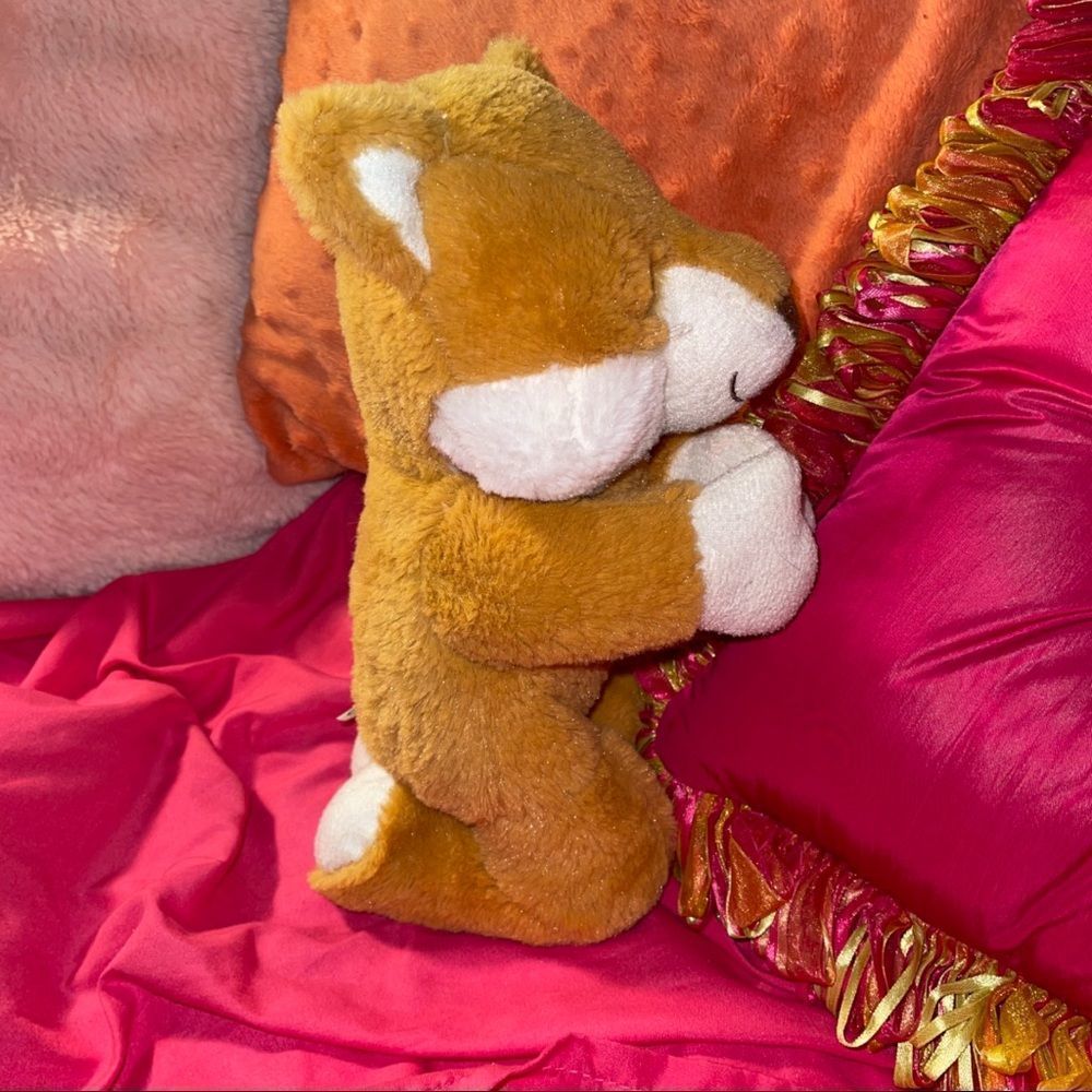 Praying fox stuffed animal by Goffa International